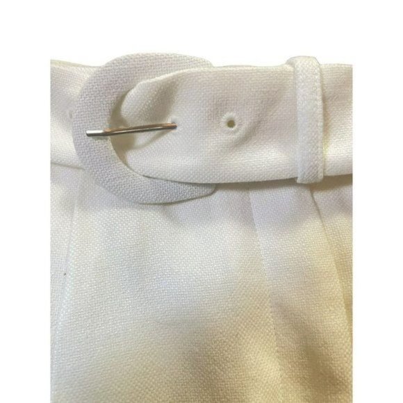 EXPRESS Light Beiges Women’s Pants Ankle Super HighRise Belted Size 4 NWT - Picture 15 of 16